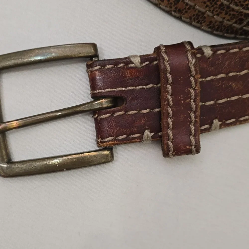 Lucky Brand distressed leather